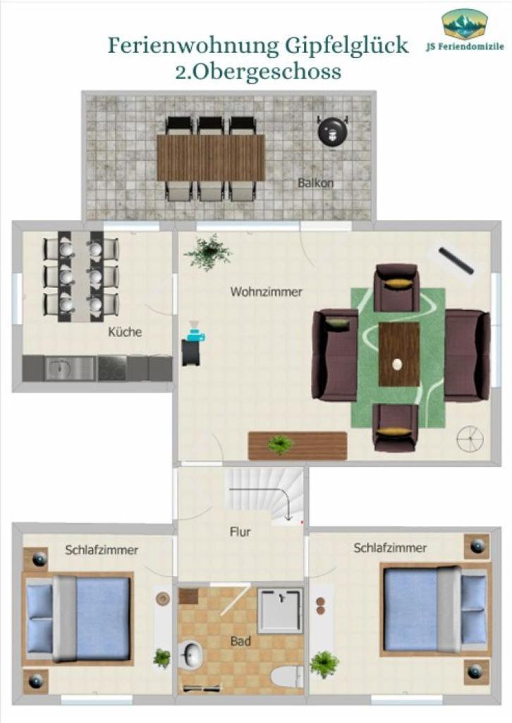 Ferienwohnung Gipfelglueck Mit Balkon Schierke Zewnętrze zdjęcie